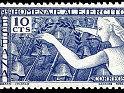 Spain - 1939 - Ejercito - 10 CTS - Azul - España, Ejercito - Edifil 887 - Homenaje al Ejercito - 0
